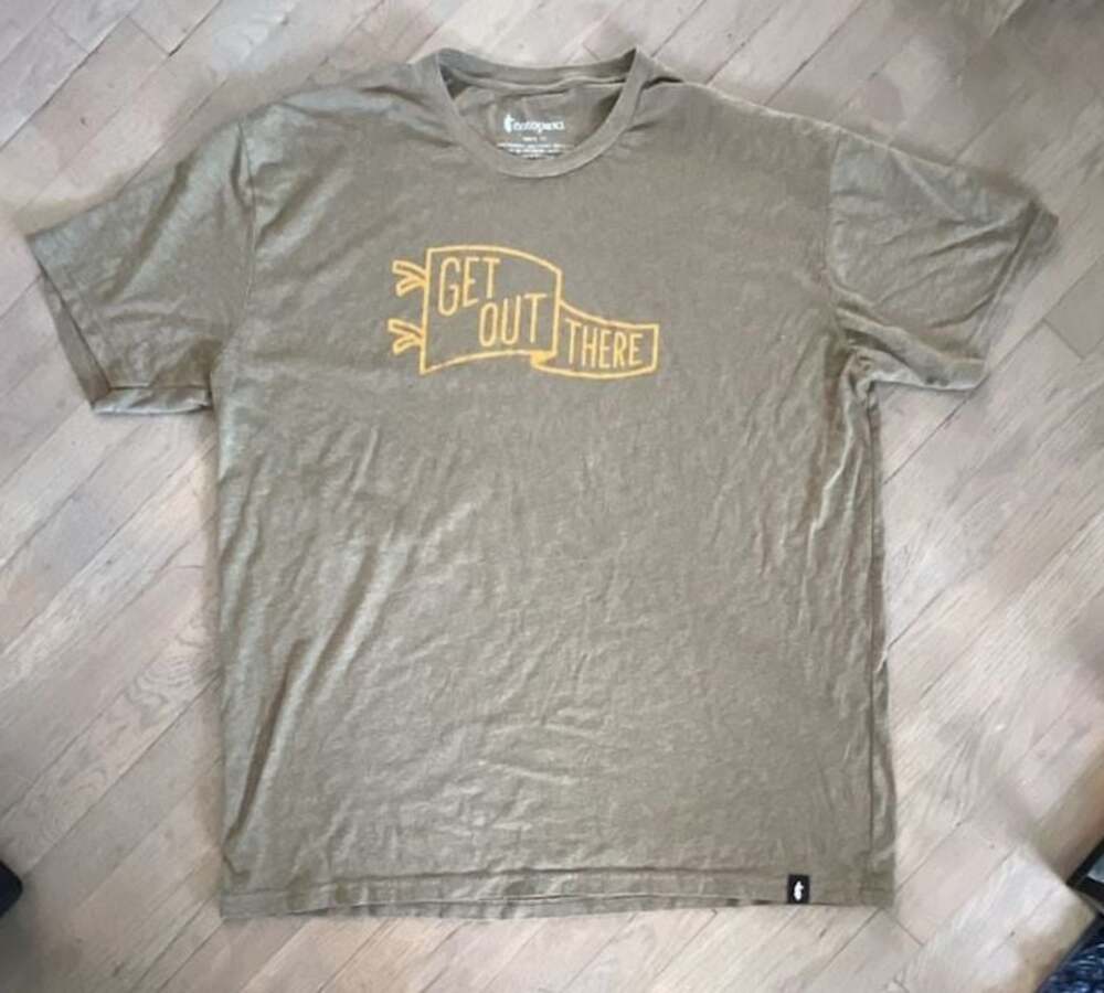 Cotopaxi Get Out There Graphic T-Shirt Men's XXL Olive Green